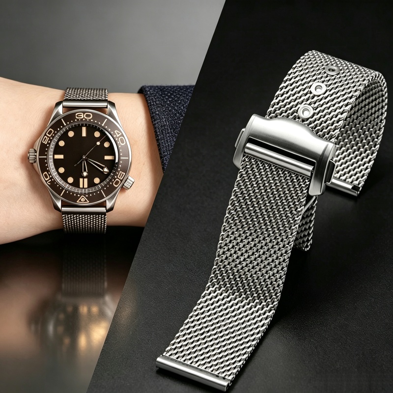 Stainless Bracelet Diver - 20mm stalowy pasek do zegarka typu