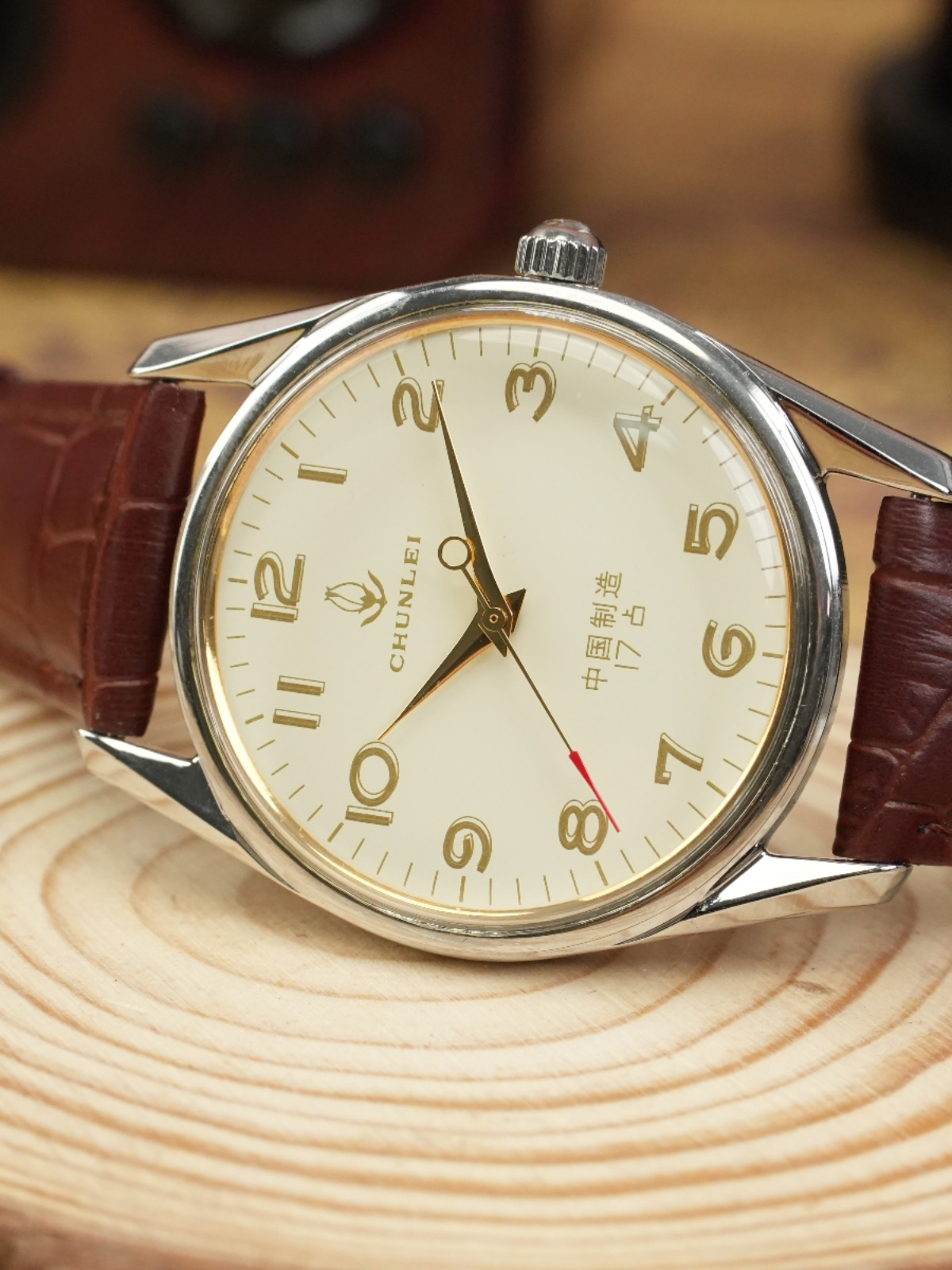 Seiko Watch Presage - Oryginalny zegarek mechaniczny Old Shanghai Diamond