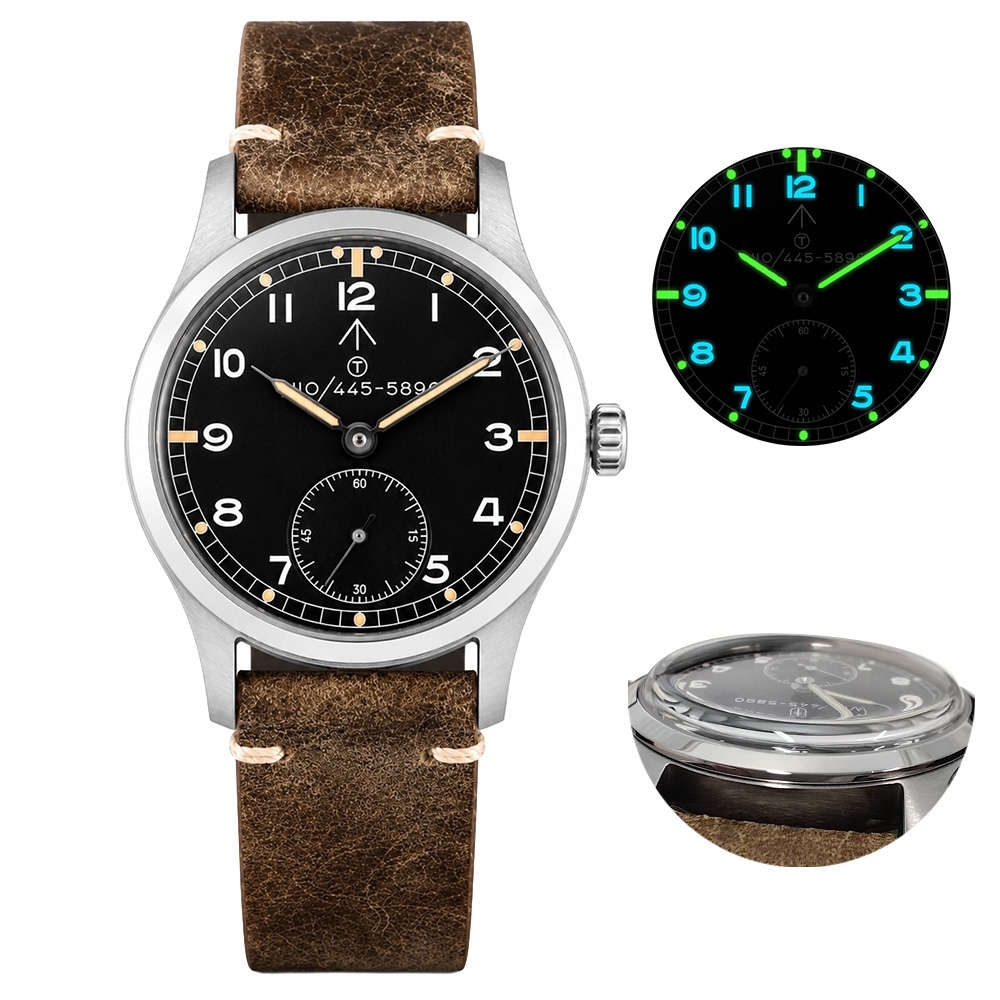 Tropic Strap Vintage - HRUODLAND Herenhorloge Militair Vintage Horloge met