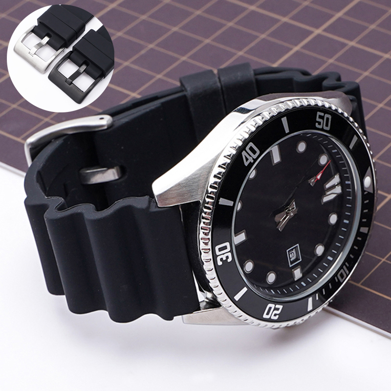Silicone Watch Band 22Mm - Miękki pasek silikonowy 20mm 22mm dla