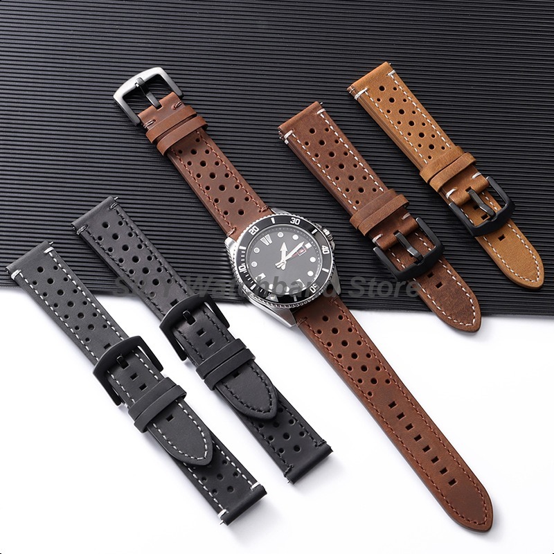 Nato Strap Nylon - Pasek do zegarka ze skóry bydlęcej