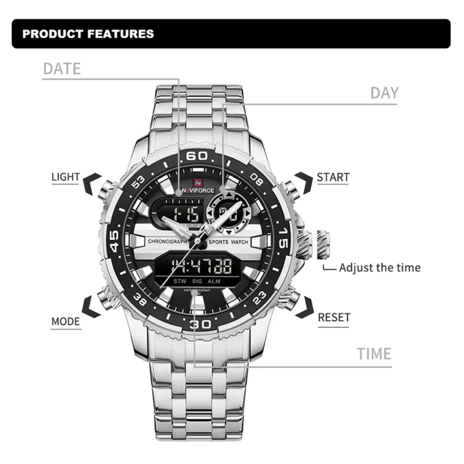 Zegarki męskie NAVIFORCE orygi – Citizen Watch Tsuyosa recenzja i cena