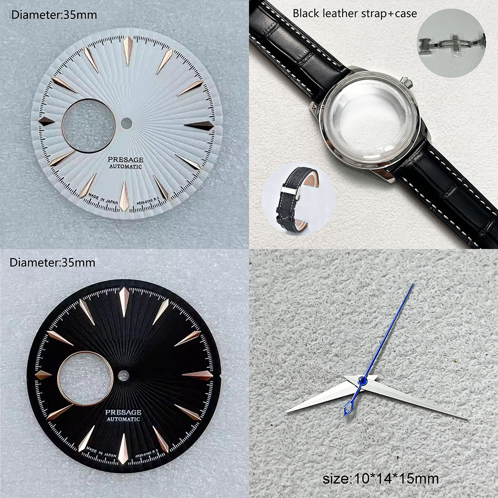 NH38 35mm Tarcza z logo S, Tar – Seiko Watch Presage recenzja i cena