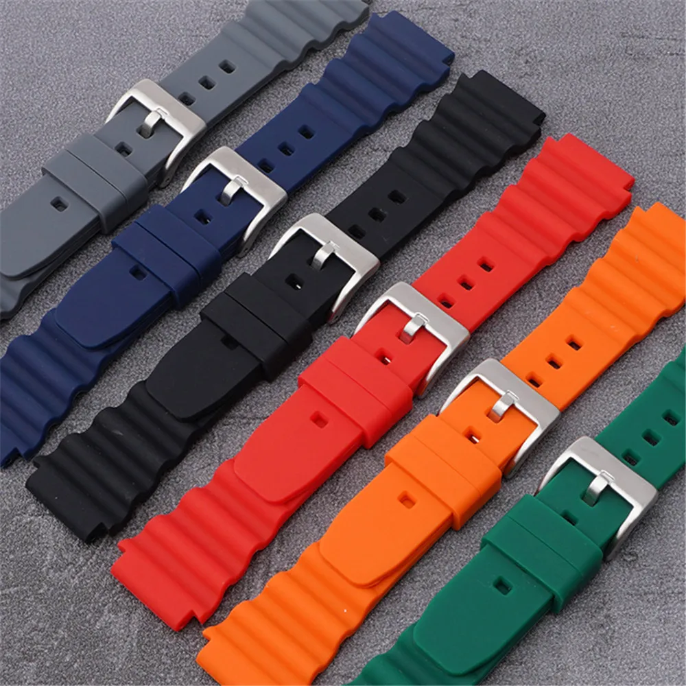 Miękki pasek silikonowy 20mm 2 – Silicone Watch Band 22Mm recenzja i cena