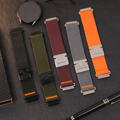 Pasek 20mm 22mm do Amazfit bip – Parachute Strap Elastic recenzja i cena