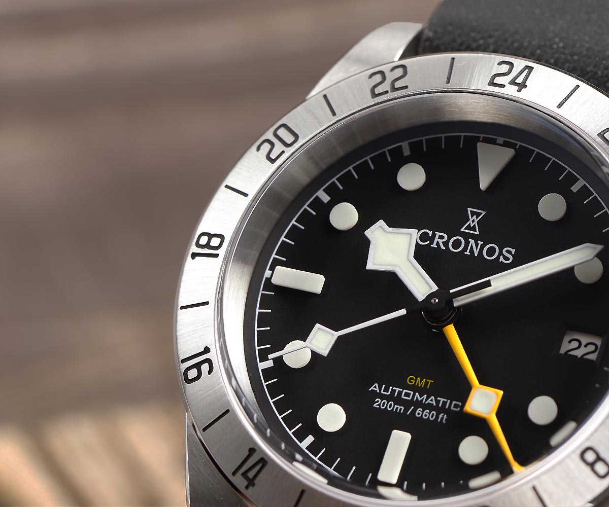 Cronos Vintage GMT 39mm NH34 a – Tropic Strap Vintage recenzja i cena